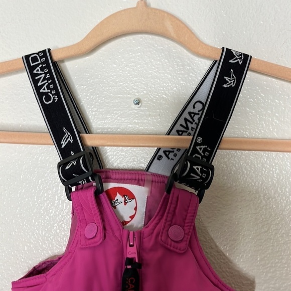 Canada weather gear, snow suit, 24 m, pink, gaiters, adjustable shoulder straps - Picture 6 of 9